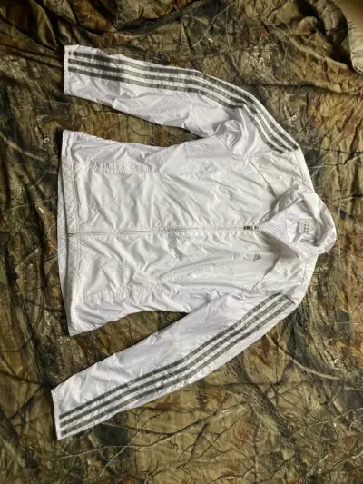 Corta vientos adidas blanco - miniatura 1