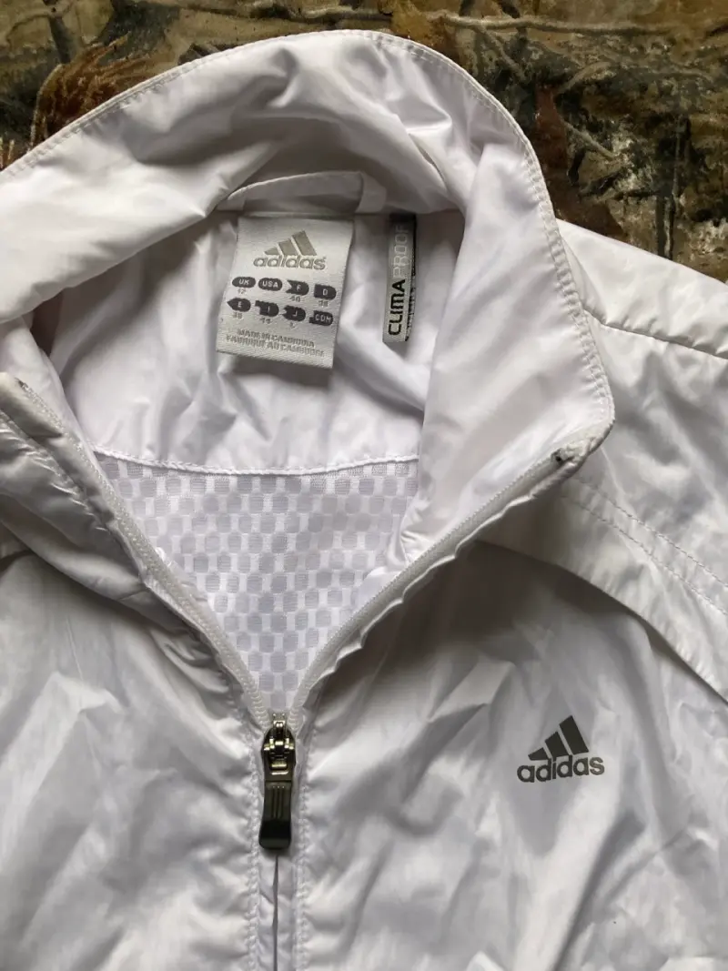 Corta vientos adidas blanco - 2