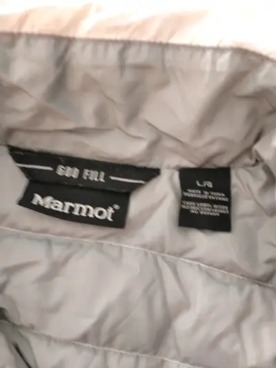 Chaqueta puffer gris Marmot - miniatura 3