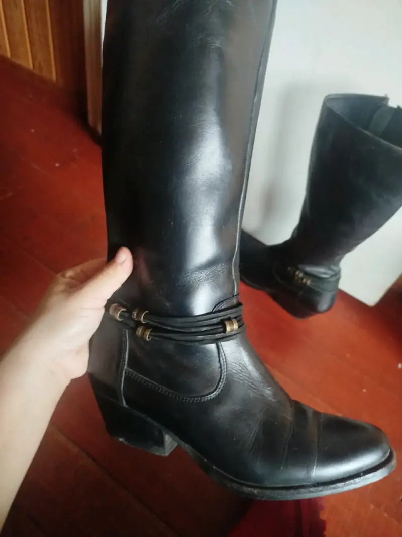 Botas de cuero negras - 3