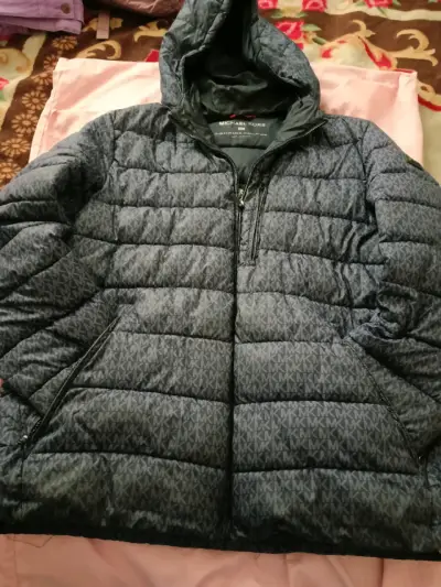Chaqueta acolchada Michael Kors azul - miniatura 1