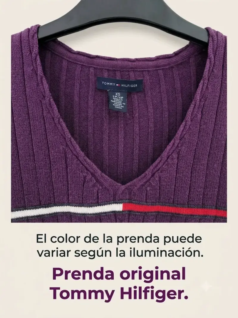 Suéter Tommy Hilfiger XS - 4