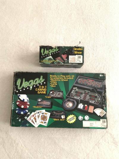 Juego de casino 3 en 1 Vegas + repartidor de carta - miniatura 2