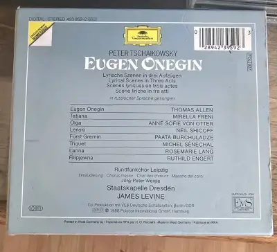 CDs Peter Tschaikovsky Eugen Onegin - miniatura 2