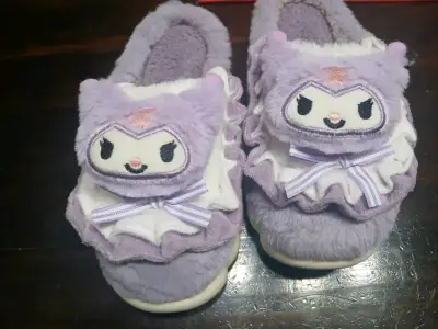 Pantuflas Kawaii Kuromi Lilas - miniatura 5