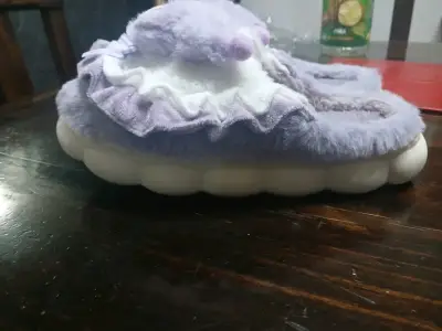 Pantuflas Kawaii Kuromi Lilas - miniatura 6