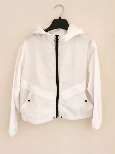 Chaqueta deportiva blanca mujer M - miniatura 2