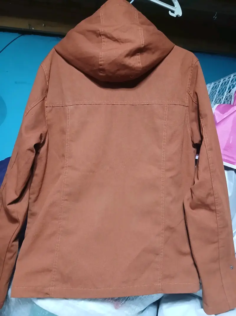 Chaqueta tipo parka marrón - 2