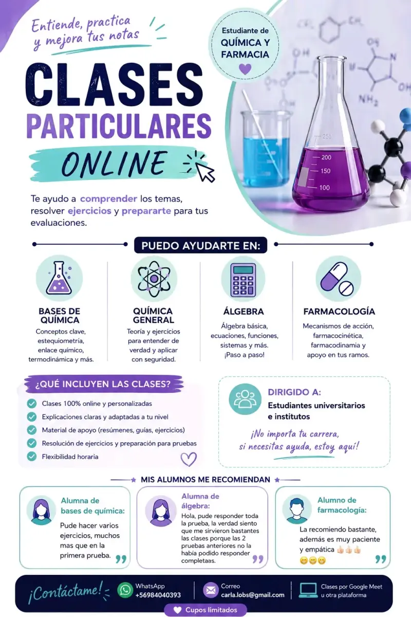 Clases particulares para enseñanza superior
