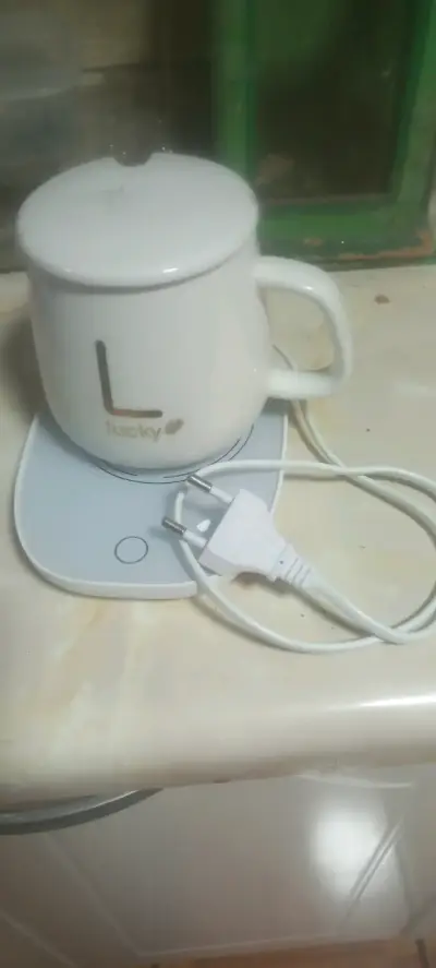 Calientavasos eléctrico blanco - miniatura 3