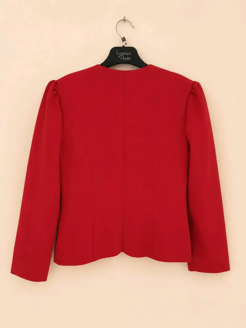 Chaqueta / Blazer roja elegante - 3