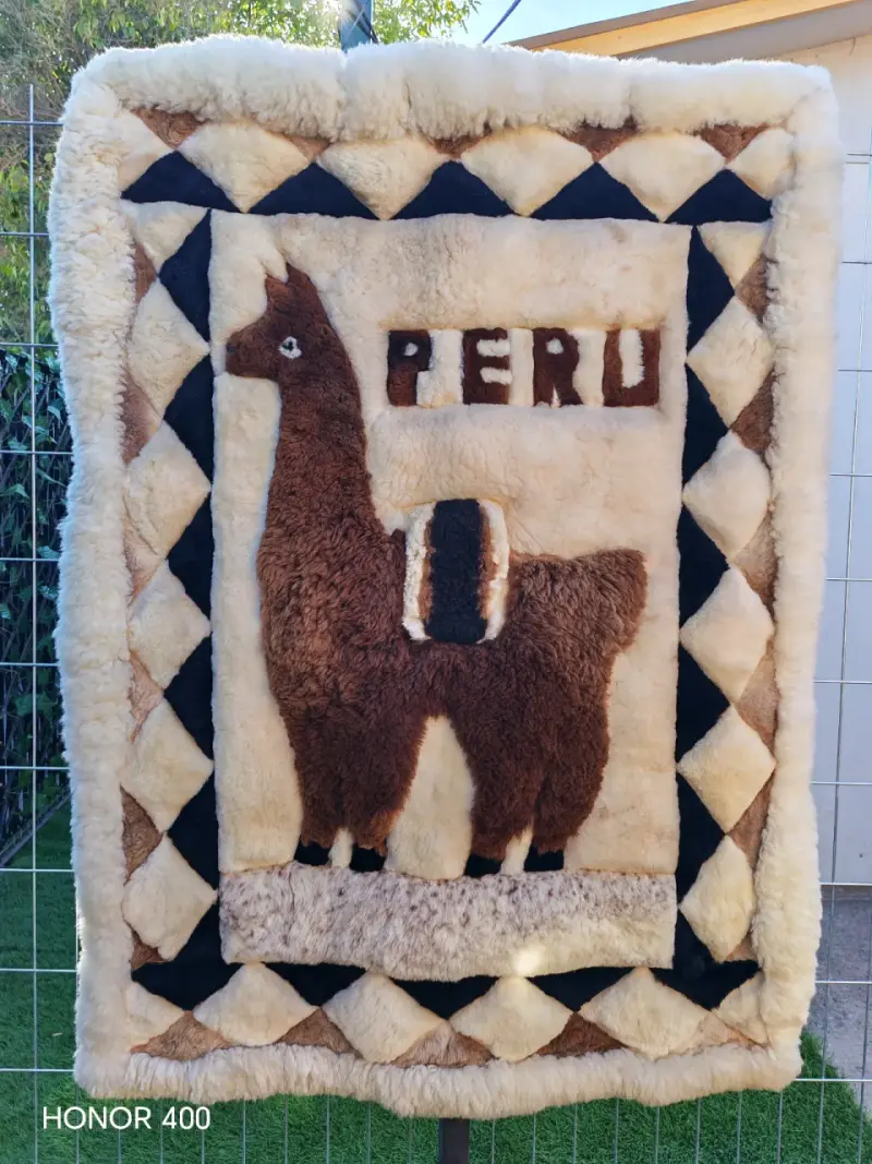 Tapiz de alpaca decorativo