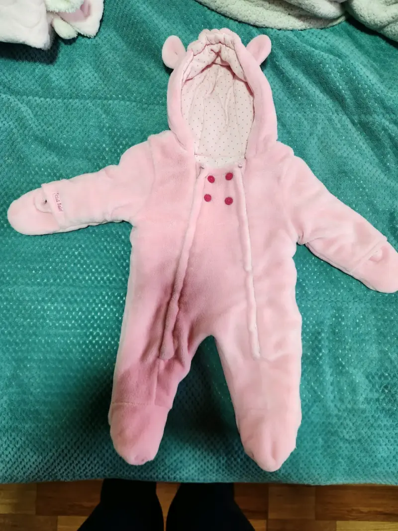 Enterito polar rosado bebé 0/3 meses - 1