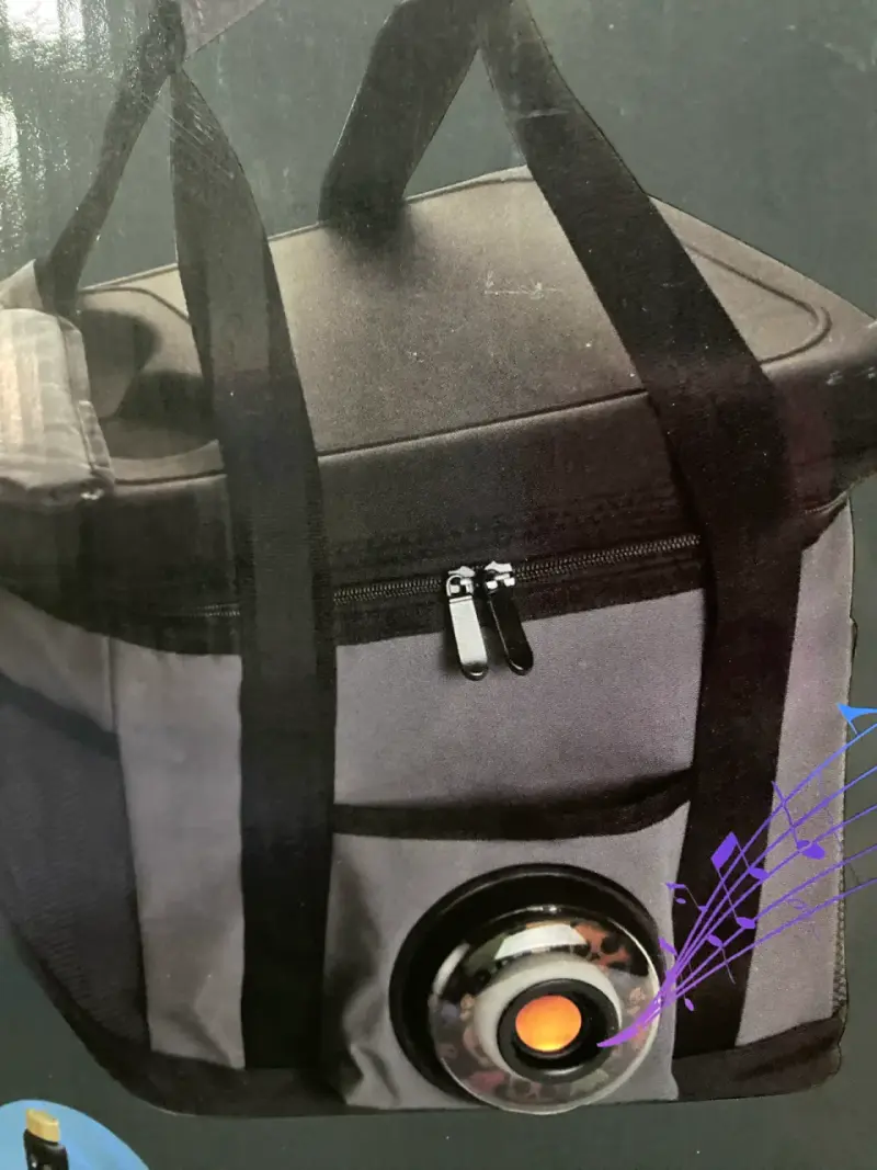 Bolso térmico con parlante integrado - 1