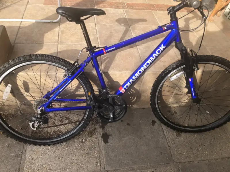 Bicicleta mountain bike azul