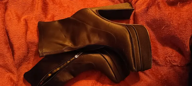 Botines negras con plataforma - 3