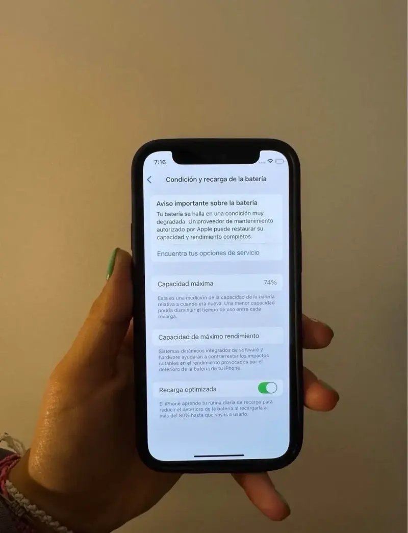 iPhone 12 mini negro en buen estado - 2