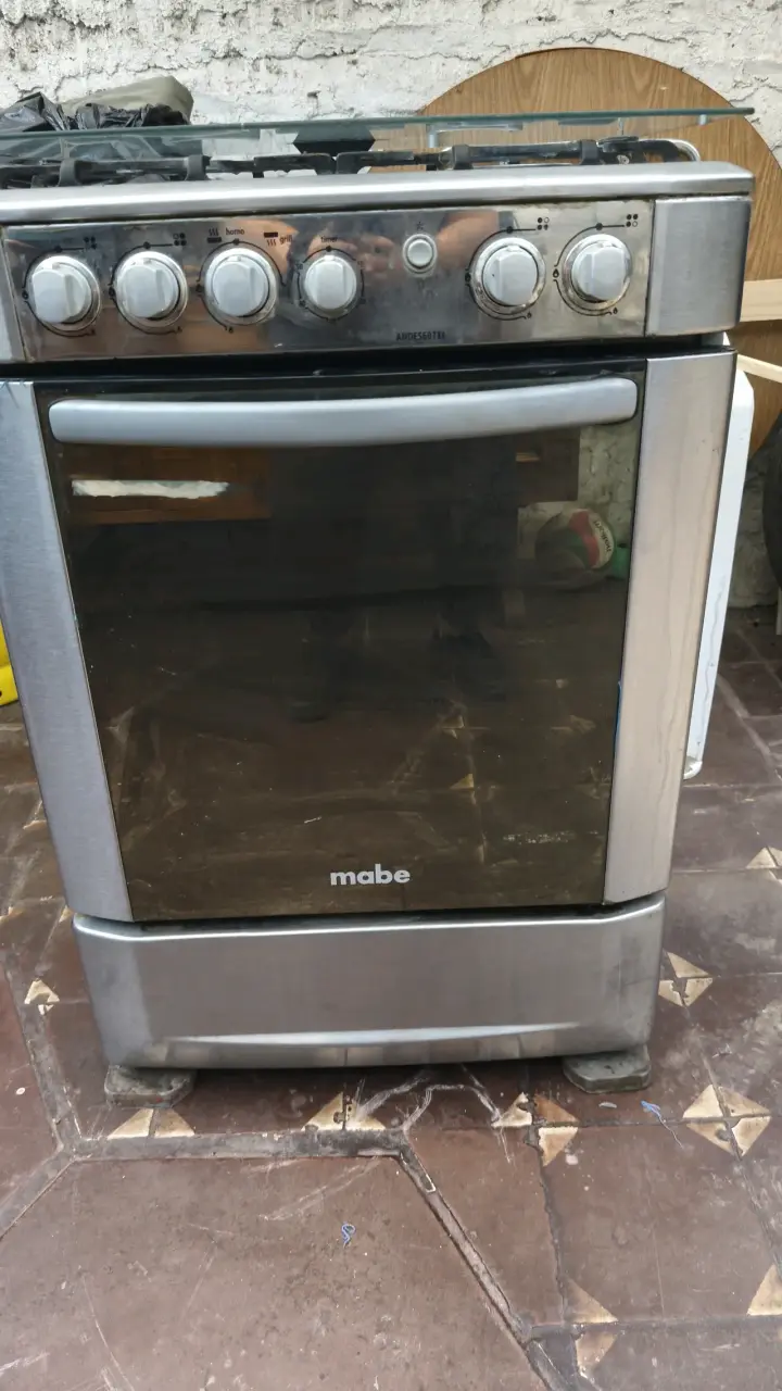Cocina a gas Mabe acero inoxidable - 1