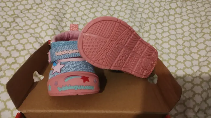 Zapatillas Bubblegummers rosadas para niñas - 1