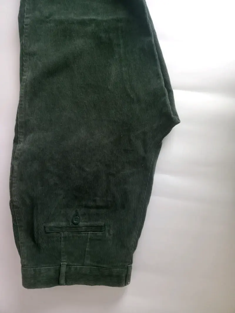 Pantalones verde oscuro de pana L l. Bean - 1