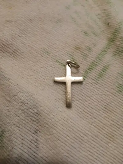 Colgante de cruz plata 925 - miniatura 1
