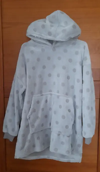 Sudadera polar de puntos gris - miniatura 1