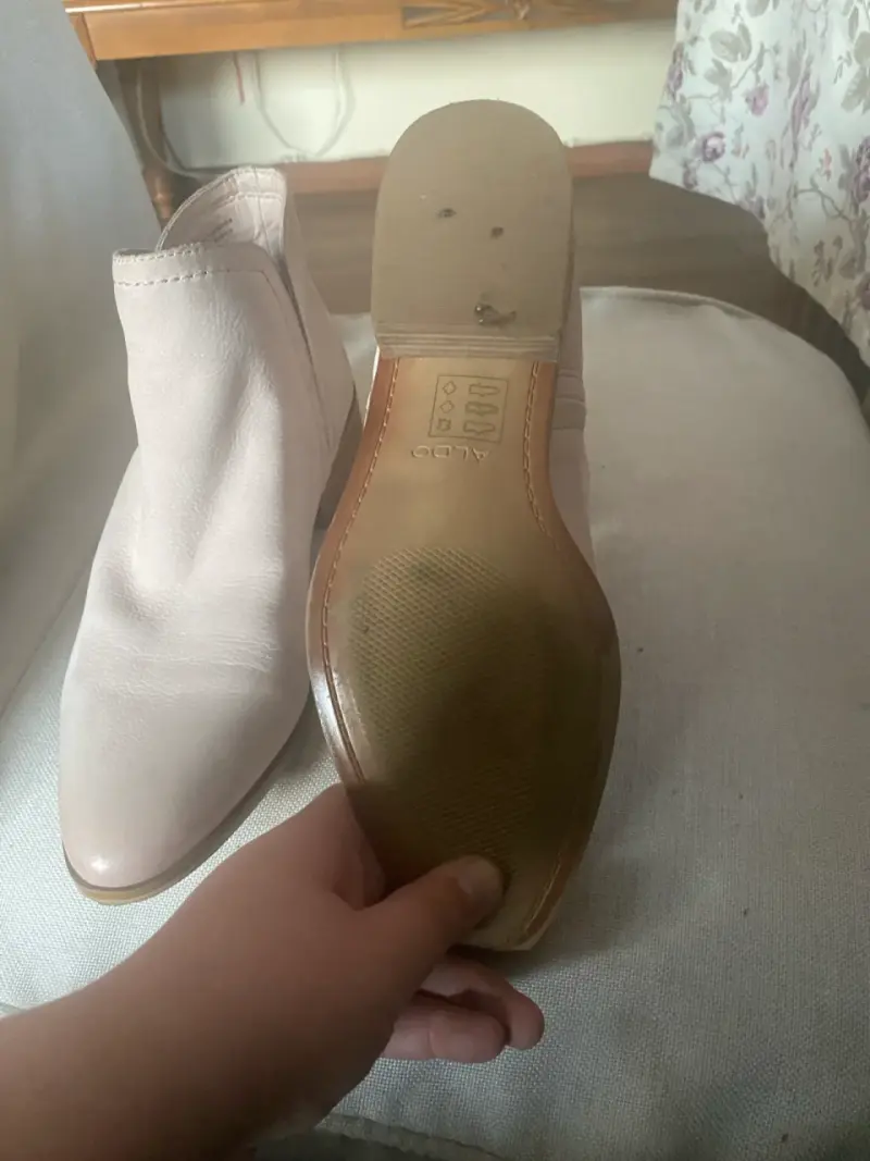 Botines beige en buen estado - 2