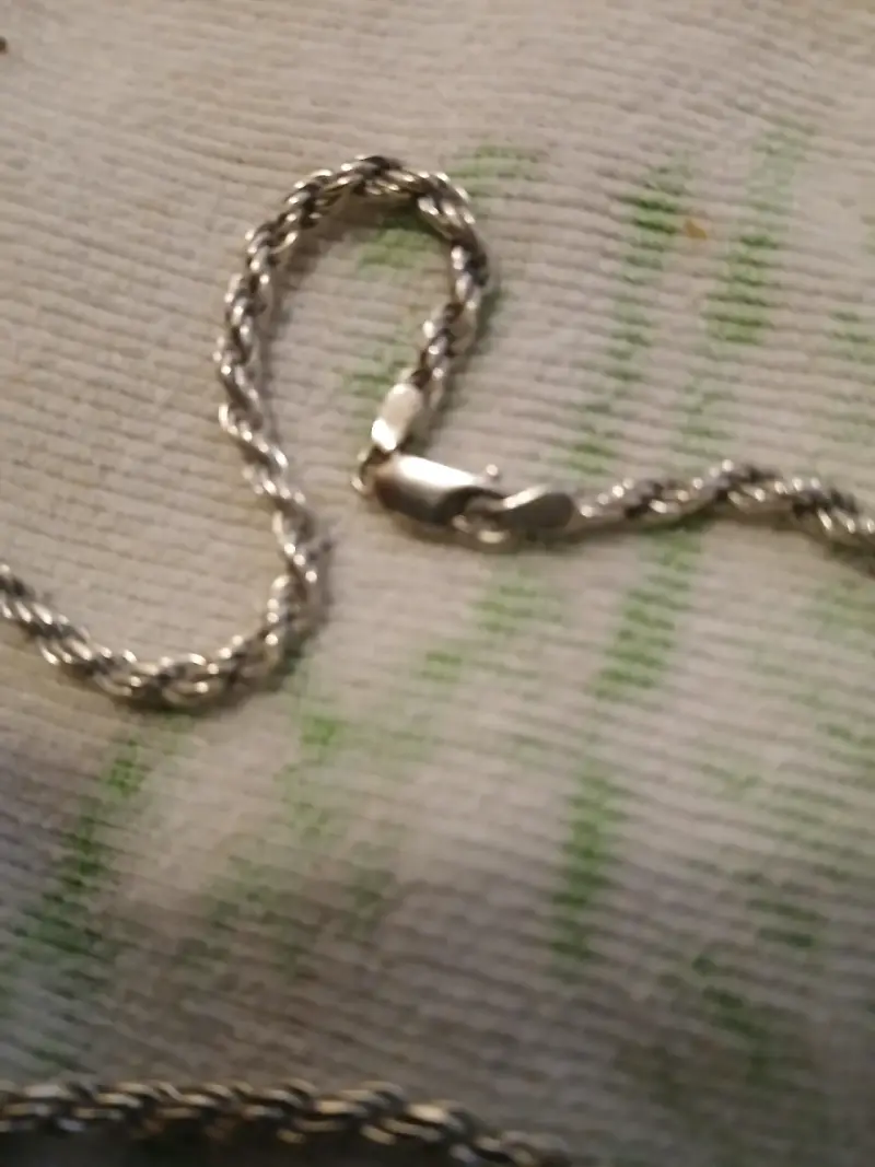 Cadena de plata trenzada - 2