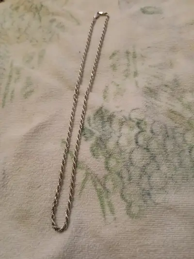 Cadena de plata trenzada - miniatura 3