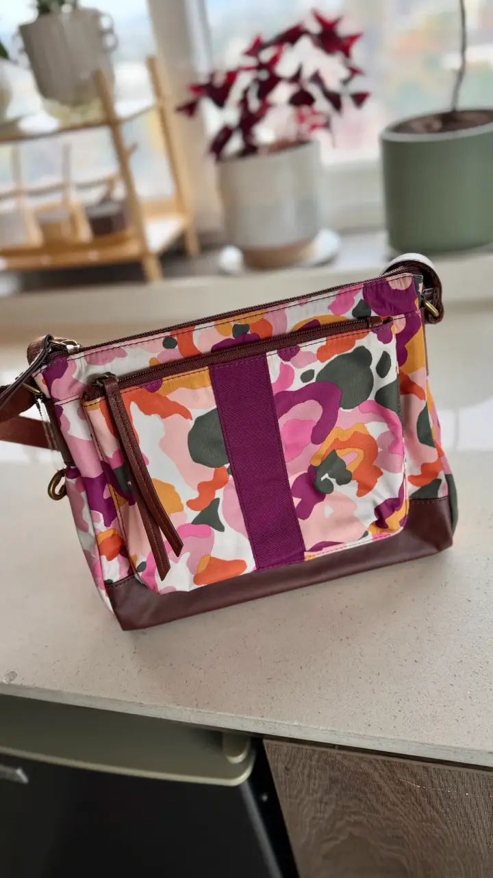 Cartera estampado camo colorido - 1