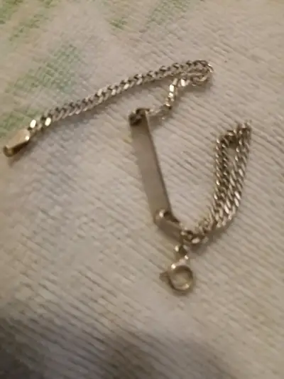 Pulsera de plata con cadena - miniatura 2