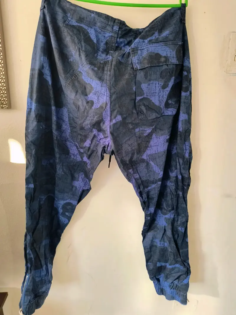 Pantalones joggers azul camuflaje - 3