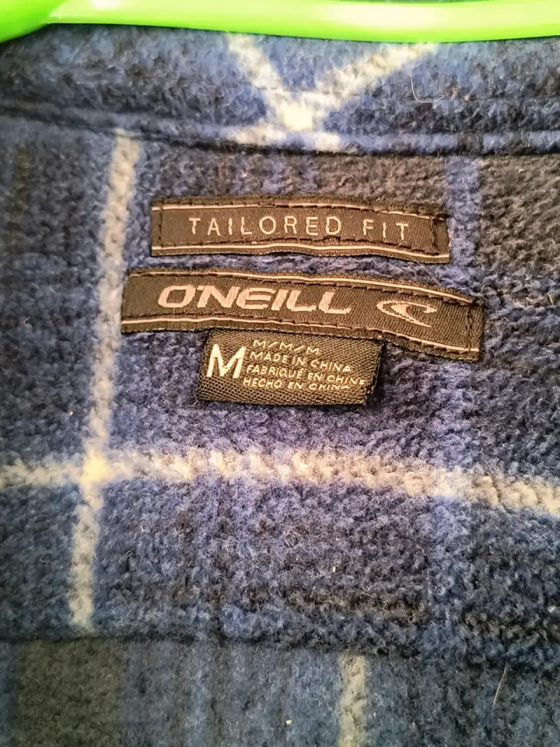 Camisa de franela azul a cuadros - 3