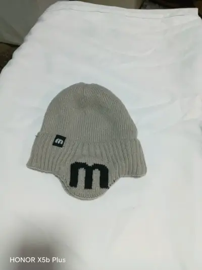 Gorro y cuello marrón con forro - miniatura 4