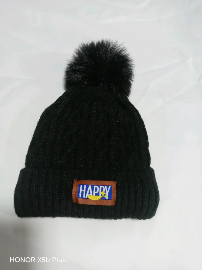 Gorro y cuello marrón con forro - 5