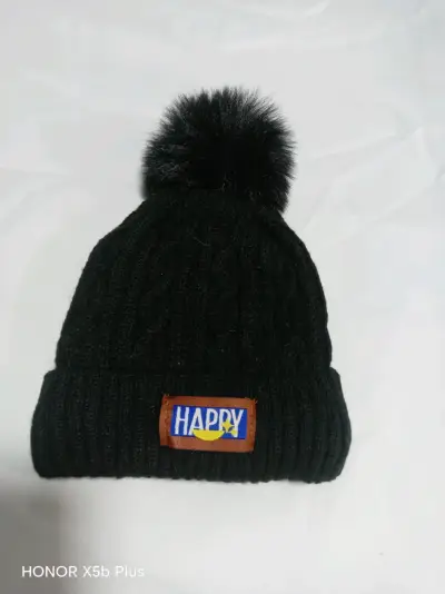 Gorro y cuello marrón con forro - miniatura 5