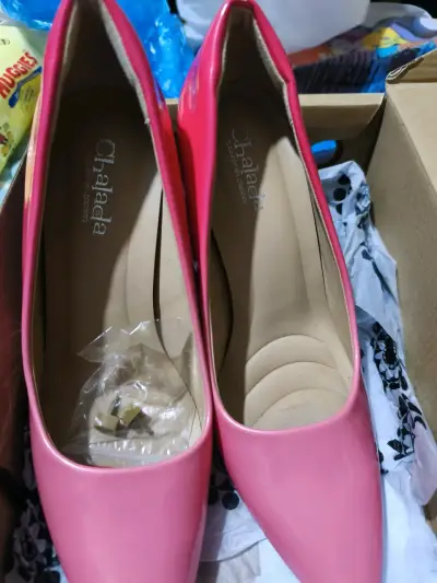 Tacones rosados talla 38 - miniatura 3