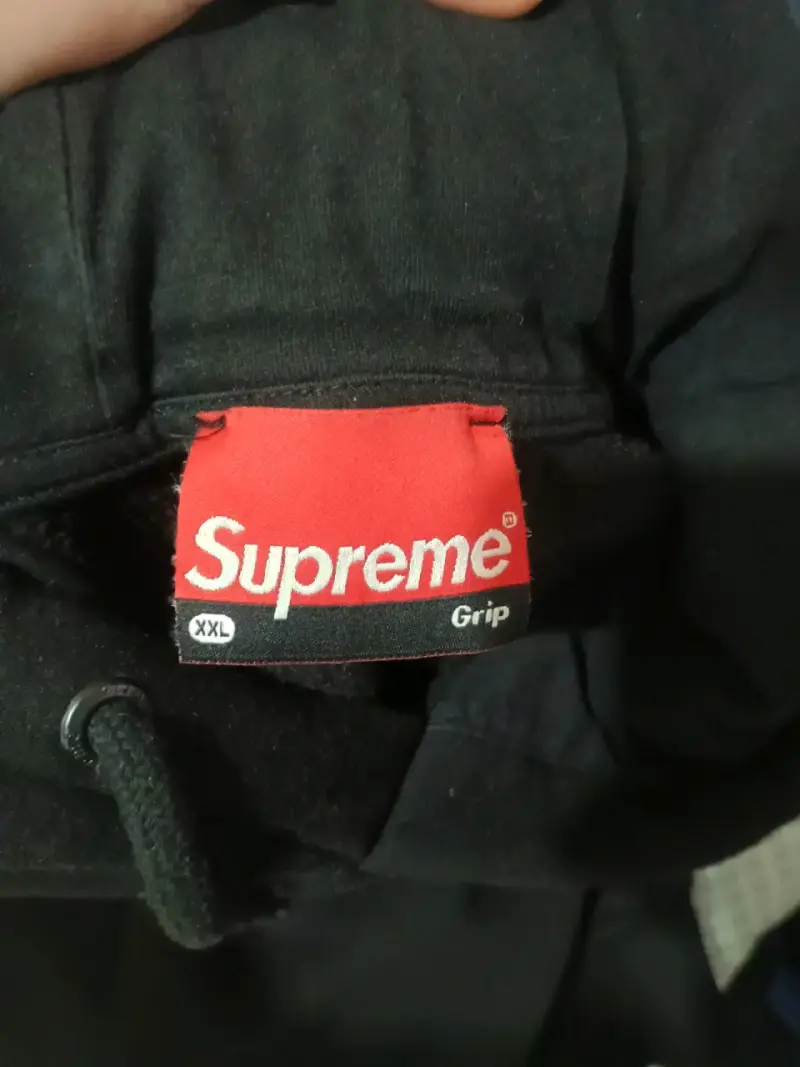 Polerón Supreme negro con capucha Talla XXL - 3
