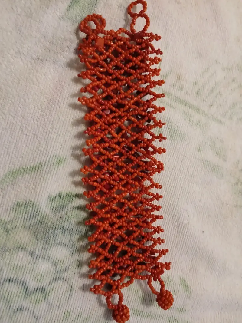 Pulsera de cuentas rojas - 2