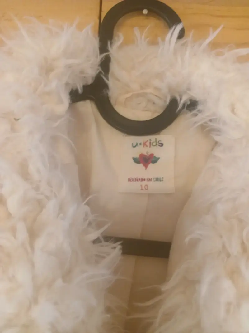 Chaqueta de peluche blanca - 2