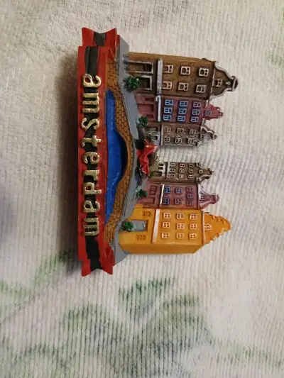 Imán decorativo de Ámsterdam - miniatura 1