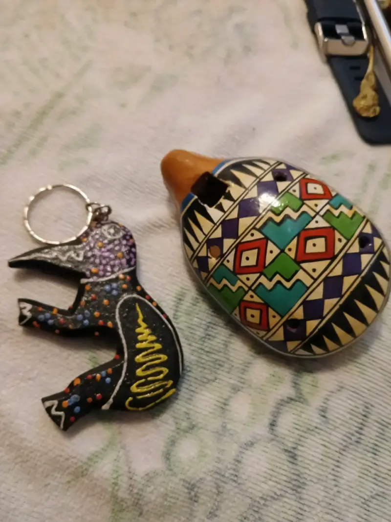 Llaveros artesanales pintados a mano - 1