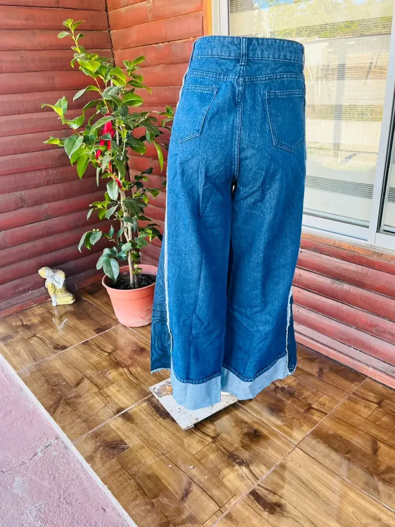 Jeans acampanados azul - 3