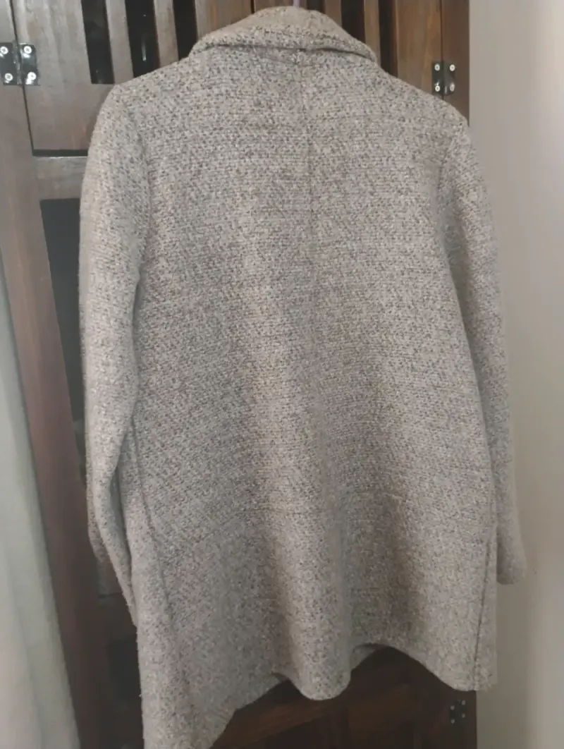 Abrigo gris de lana - 3