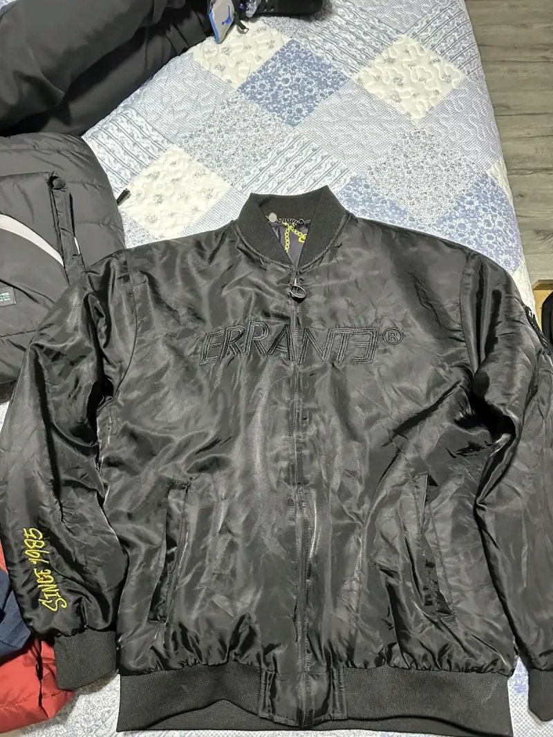 Chaqueta bomber negra Errante - 1