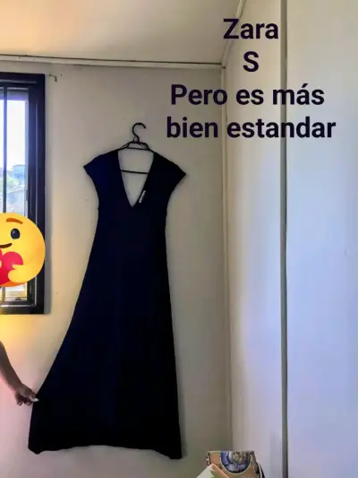 Vestido Zara azul - miniatura 1