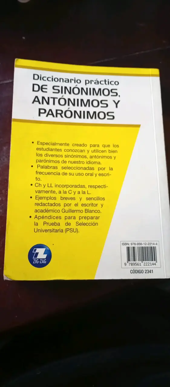 Diccionario de sinónimos Zig-Zag - 2