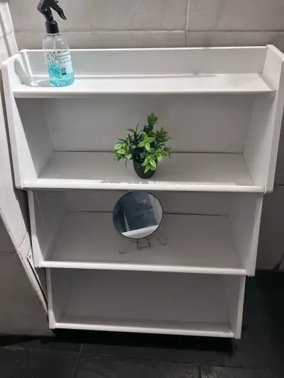 Repisa blanca zigzag - miniatura 2