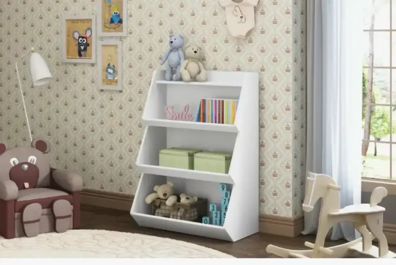 Repisa blanca zigzag - 3
