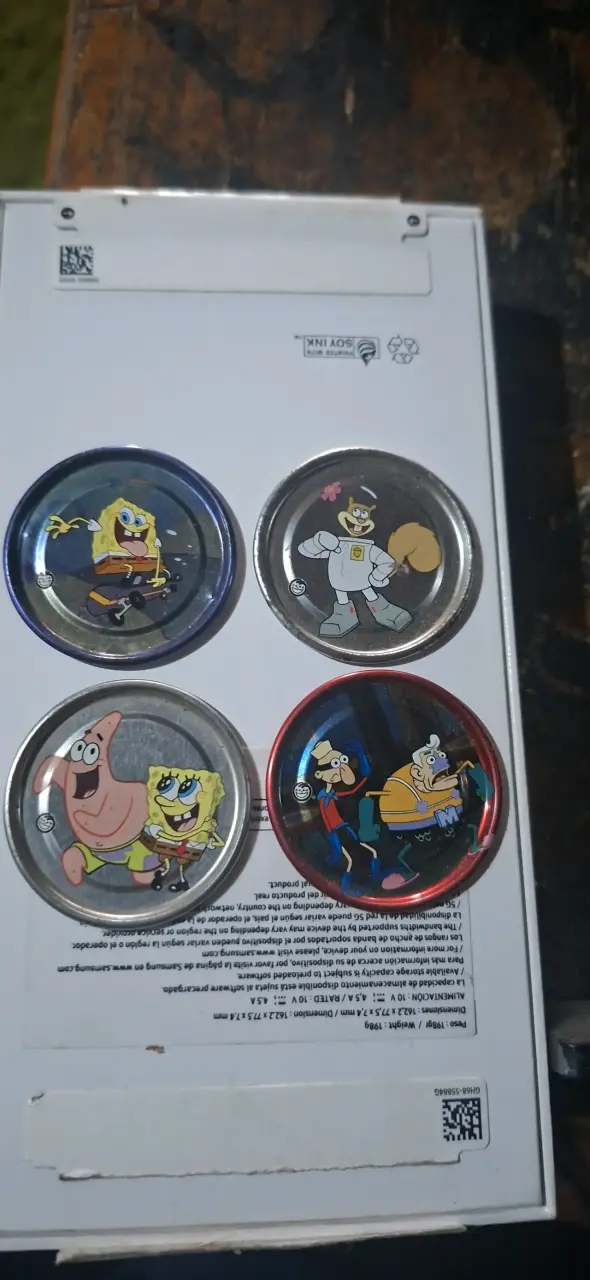 Set de chapas Bob Esponja - 1